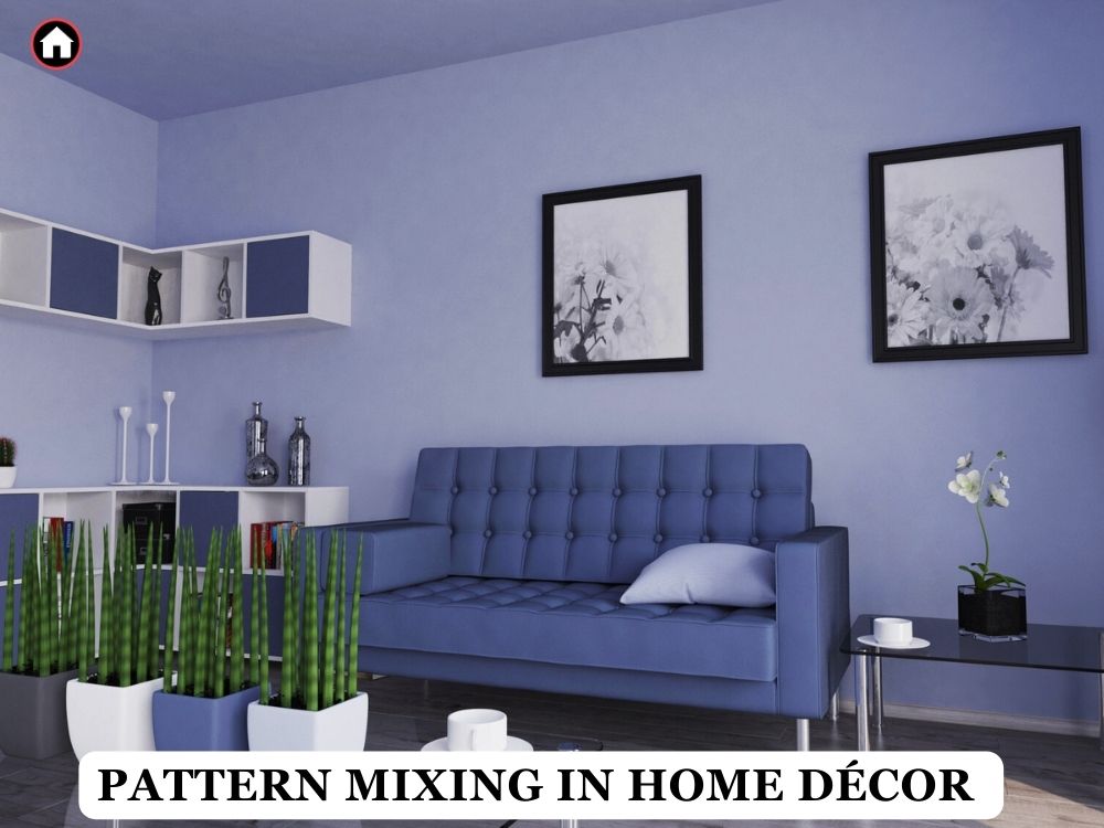 pattern mixing in home décor