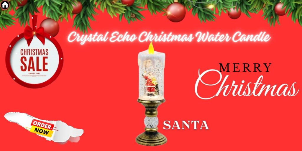 Christmas Water Candle