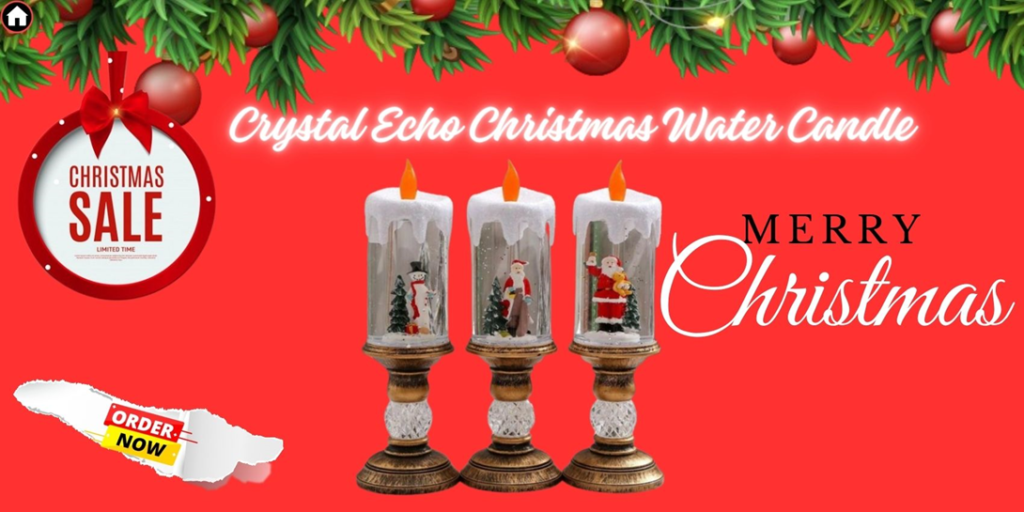 Christmas Water Candle
